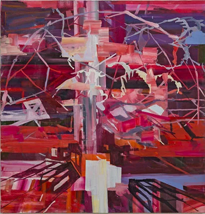Marie Thibeault — Marie Thibeault, Perigee, Öl auf Leinwand, 121,9 x 116,8 cm