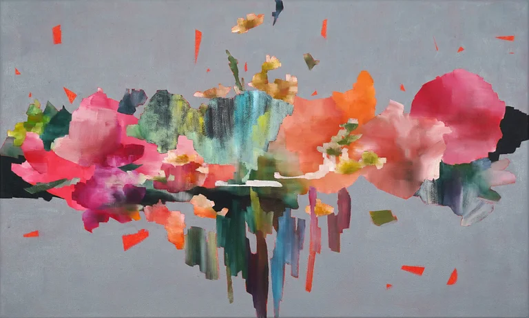 Nozomi Hasegawa — Bouquet -5- (2024) Öl auf Leinwand 100 × 60 cm SOLD