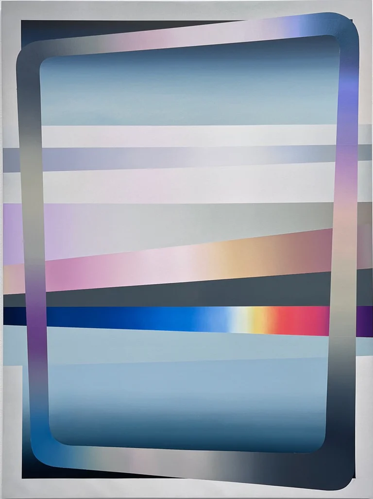 Daniel Wöllenstein — “K.I.T.T.”, 2025, 160x120cm, oil on canvas on wood price upon request