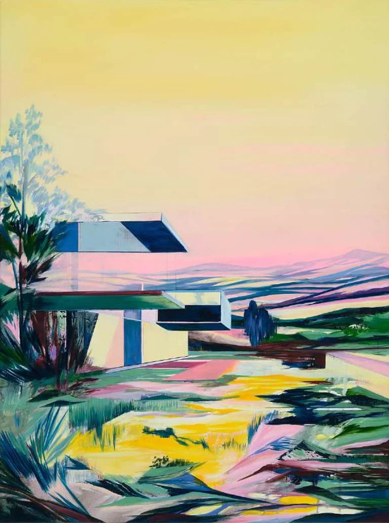 Dorothee Liebscher — Echoes, 80x60cm, Acryl und Öl auf Leinwand Preis auf Anfrage