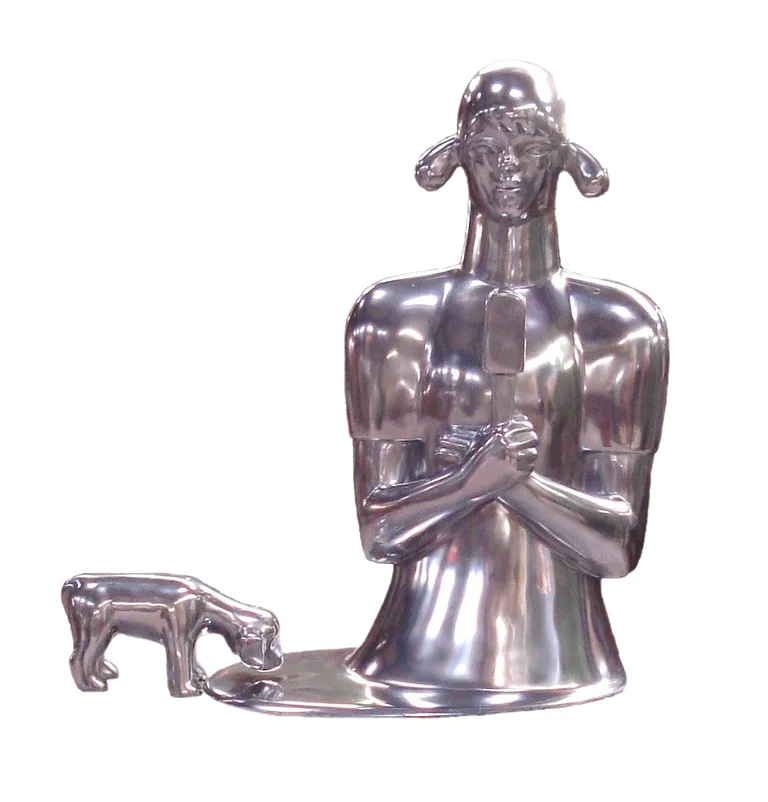 Agata Agatowska — Agata Agatowska, Icecream, Aluminium, 97 x 85 cm