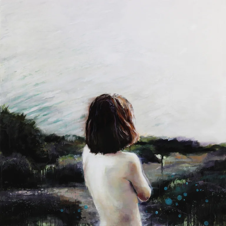 Frank Kenis — Frank Kenis, The Lake, 2025, Oil on canvas, 120x120cm Preis auf Anfrage