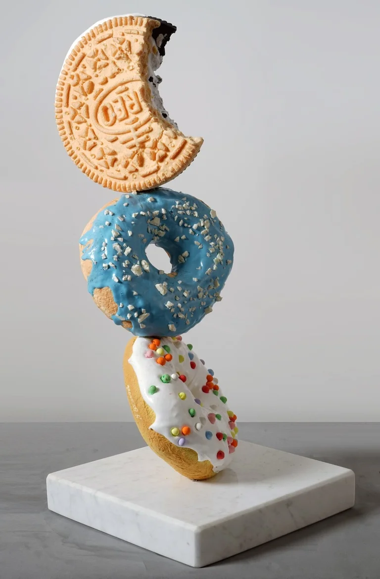 Roberto Bernardi — Roberto Bernardi, Mini mix CXCIX-03, 2025, Scultura in resina, Uv-res, Height: 47cm Price on request