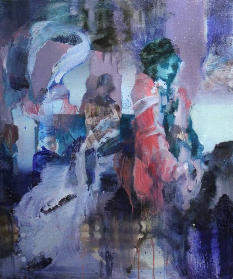 Alex Woyde — Not So Soon, oil on canvas, 66 x 55 cm, 2022 price on request