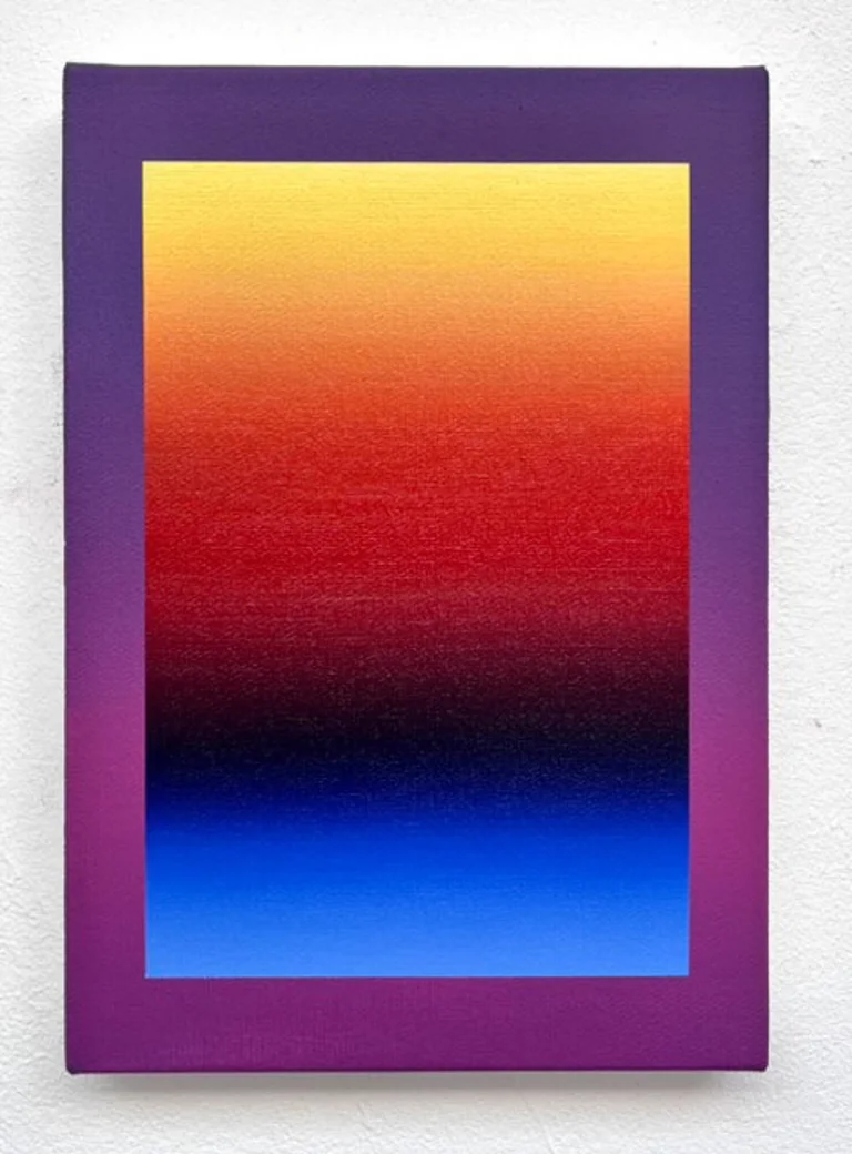 Daniel Wöllenstein — Rock You Like A Hurricane, 2026, 30,5x21,5cm, oil on canvas/wood SOLD