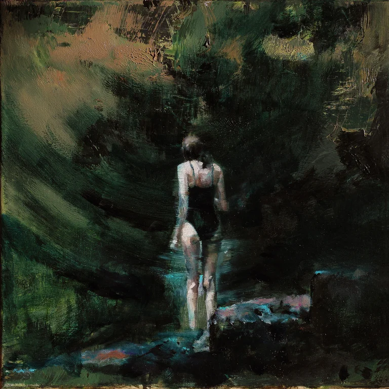 Frank Kenis — Frank Kenis, 'The-Swimmer',30x30cm SOLD