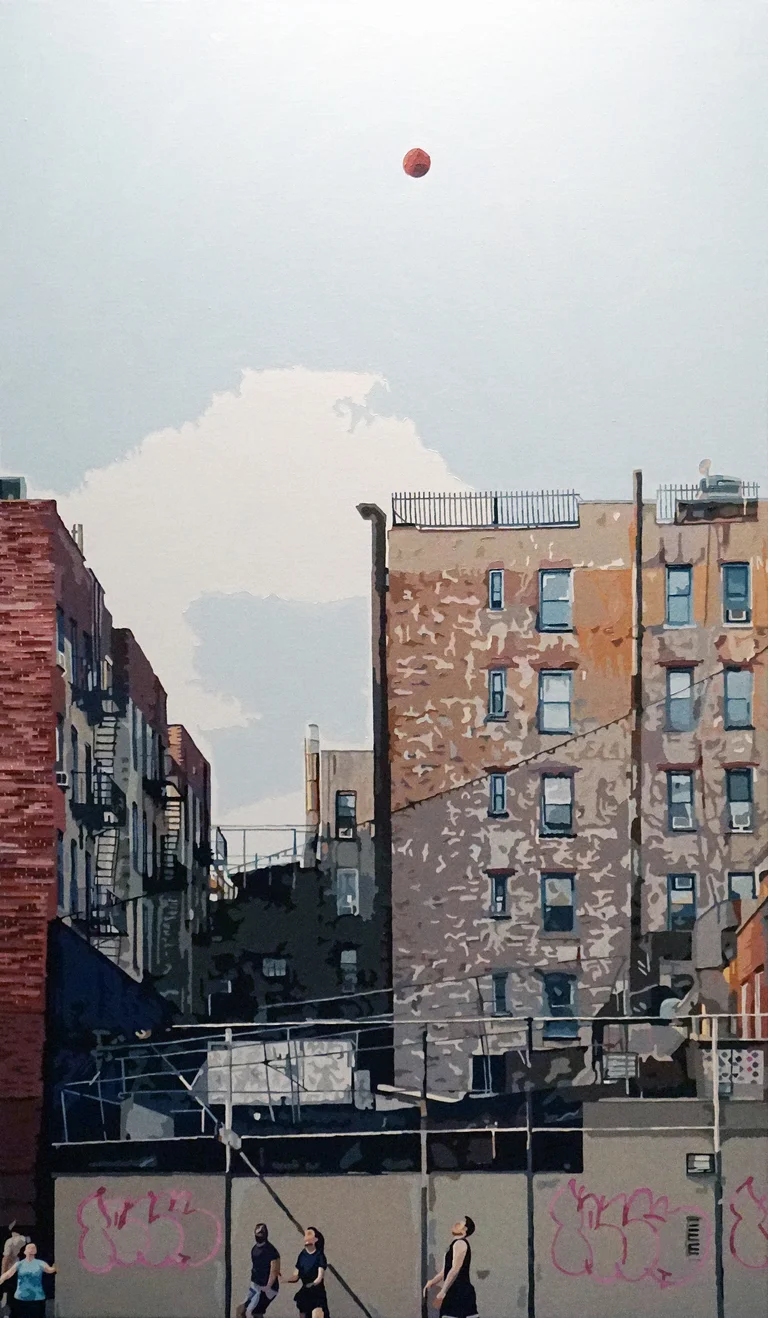 Joeggu Hossmann — LIGHTHEAR TED IN NYC 2023, 170 x 100 cm | oil on canvas Preis auf Anfrage