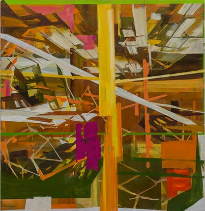 Marie Thibeault — Marie Thibeault, Helios, Öl auf Leinwand, 121,9 x 116,8 cm