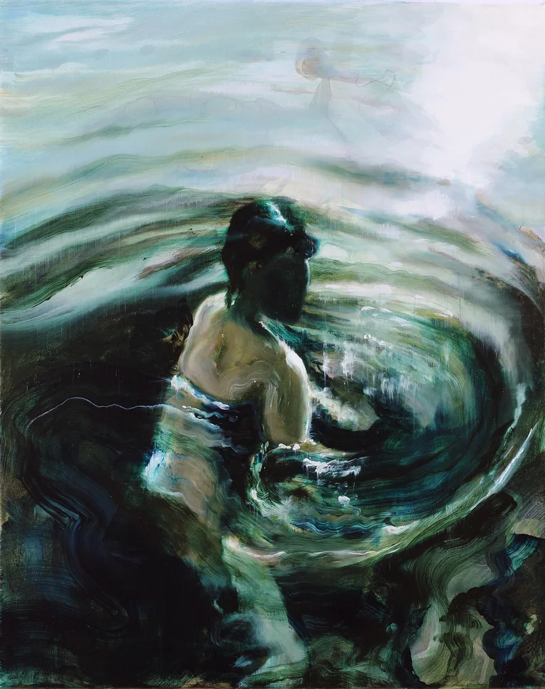 Frank Kenis — Frank Kenis, Flow of Life, 2025, Oil on canvas, 40x50cm Preis auf Anfrage