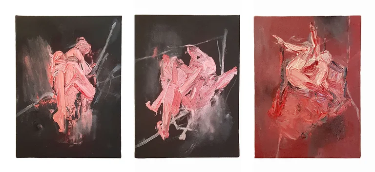 Steffen Schiemann — Serie "QUASI", Öl auf Leinwand, je 30x40cm Preis auf Anfrage
