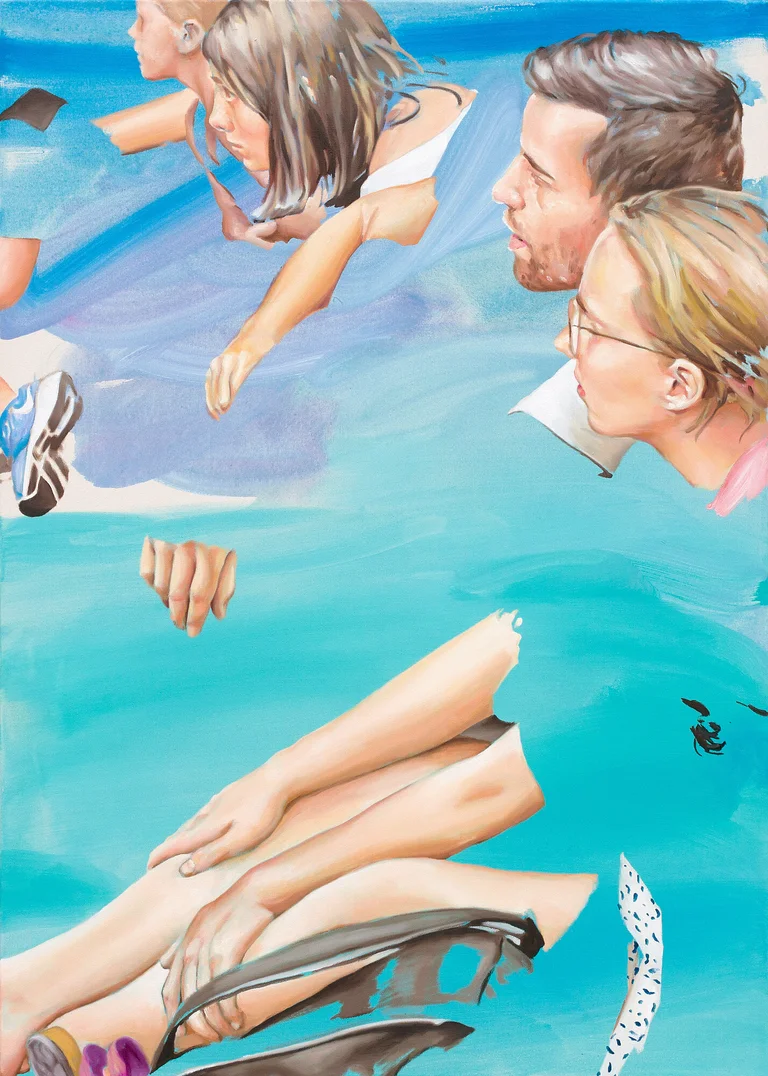 Martin Veigl — street romance, oil on canvas, 140x100cm, 2021 price on request