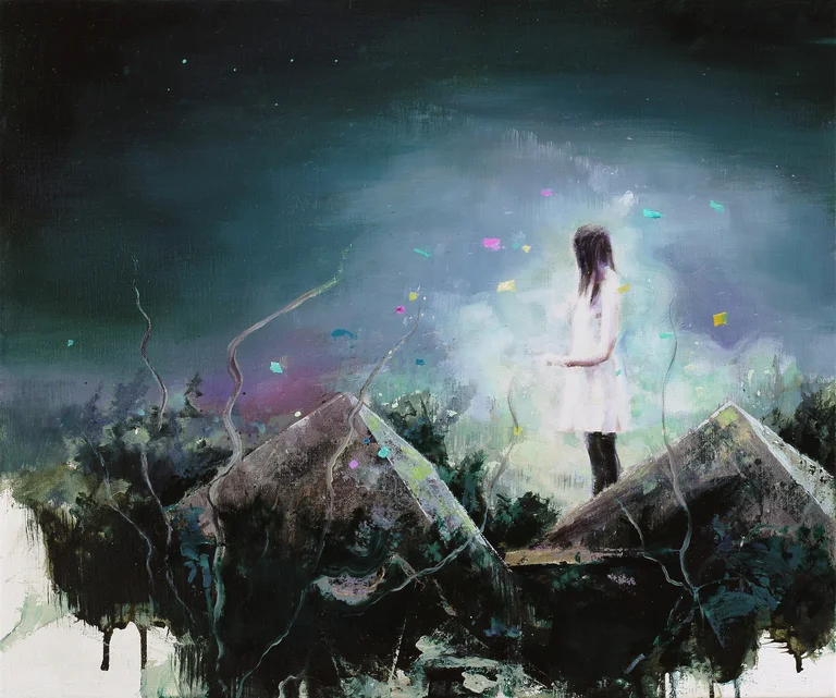 Frank Kenis — Frank Kenis, 'Colorsheets', oil on canvas, 50x60cm, 2025 SOLD