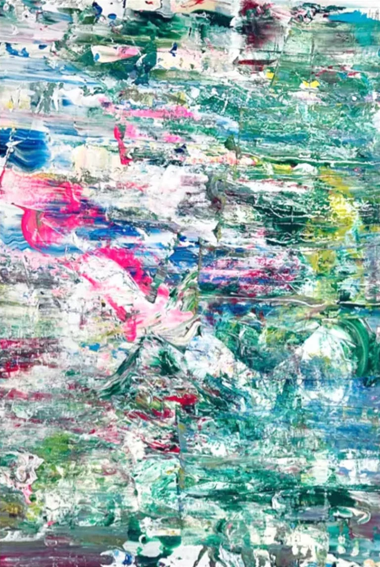Theresa Kallrath — Theresa Kallrath, Blinded by the Light, 2026, mixed media auf Leinwand, 80x120cm Preis auf Anfrage